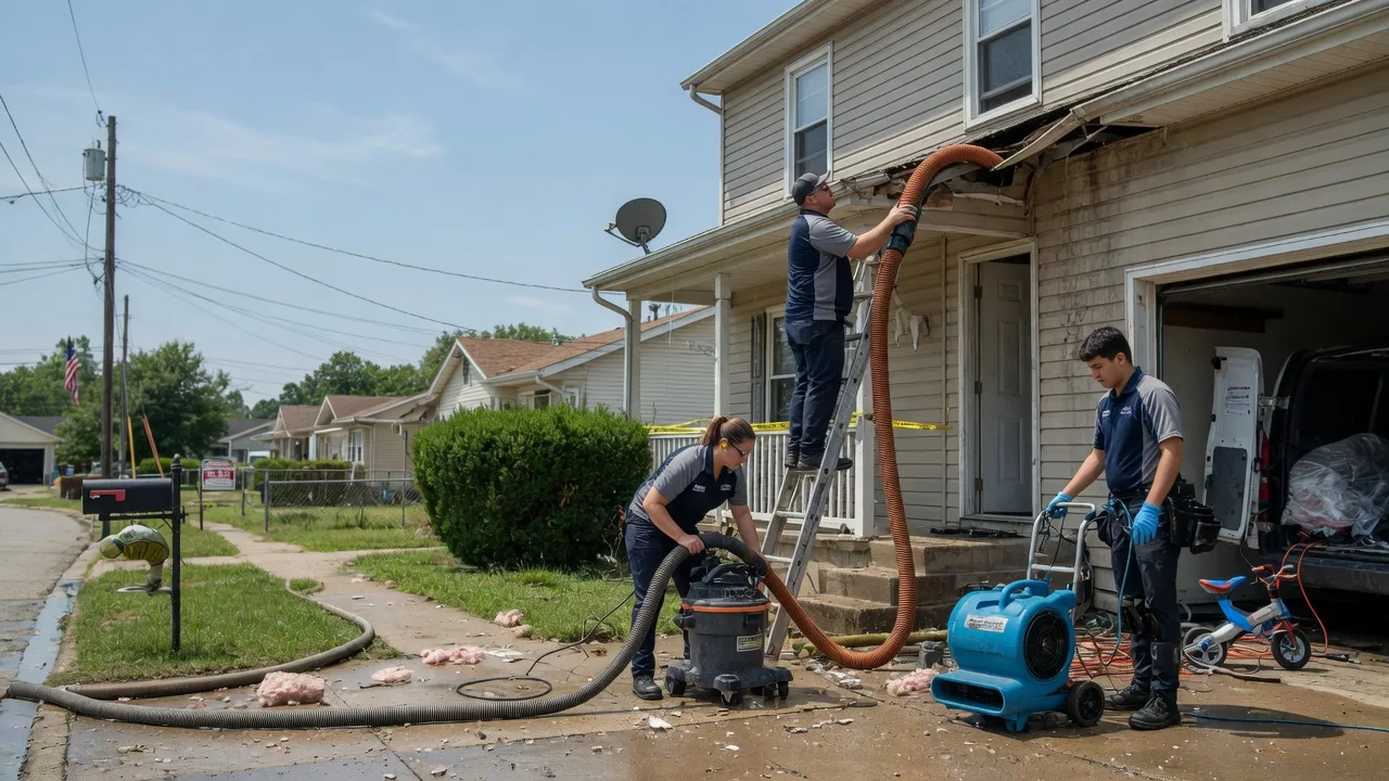 Water Damage Restoration in New Middletown, IN near me